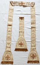 White Roman Vestment 9122